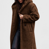 Mila Abrigo Largo de Piel de Oso Colección Exclusiva