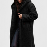 Mila Abrigo Largo de Piel de Oso Colección Exclusiva