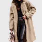 Mila Abrigo Largo de Piel de Oso Colección Exclusiva