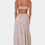 Luzia Vestido Midi Floral Colección Exclusiva Elegante