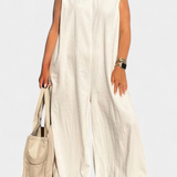 Airla Mono Oversize Sin Mangas Pierna Ancha Limitada