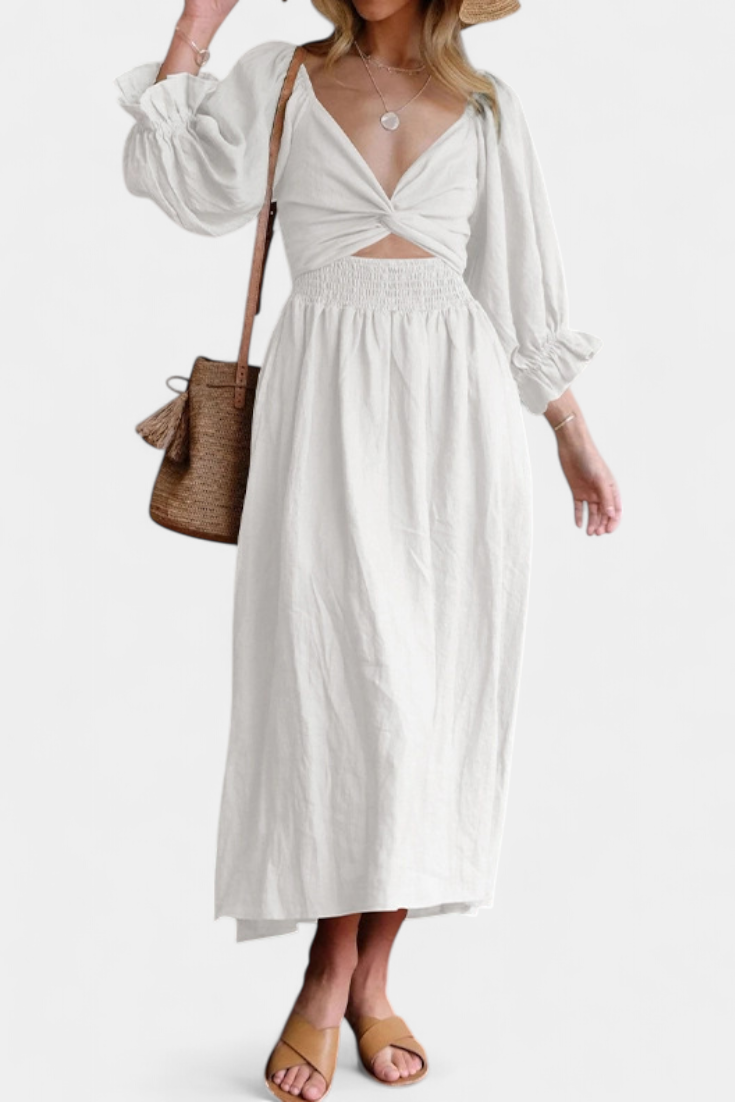 Petra Vestido Colección Exclusivo Niveles Cuerpo Fruncido