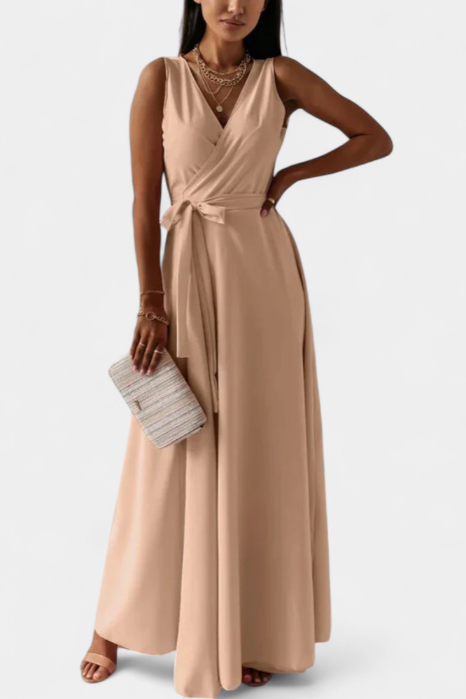 Marla Vestido Largo Silueta Fluida Tejido Suave Exclusiva