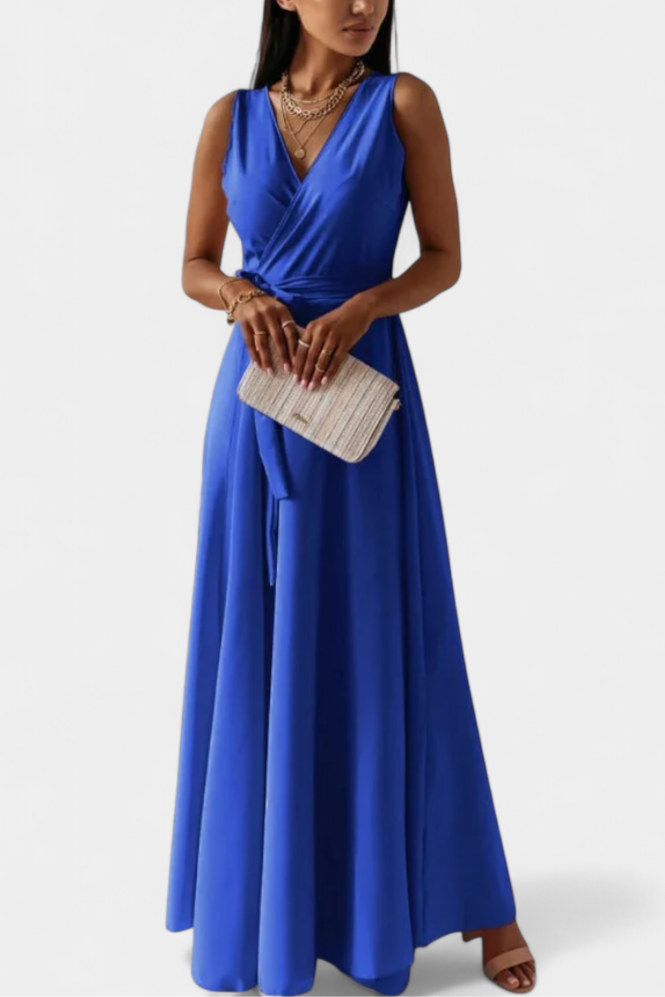 Marla Vestido Largo Silueta Fluida Tejido Suave Exclusiva