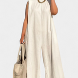 Airla Mono Oversize Sin Mangas Pierna Ancha Limitada