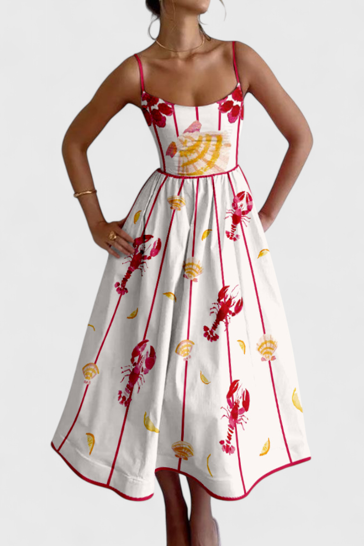 Maricela Vestido Vintage Sardinas Colección Limitada