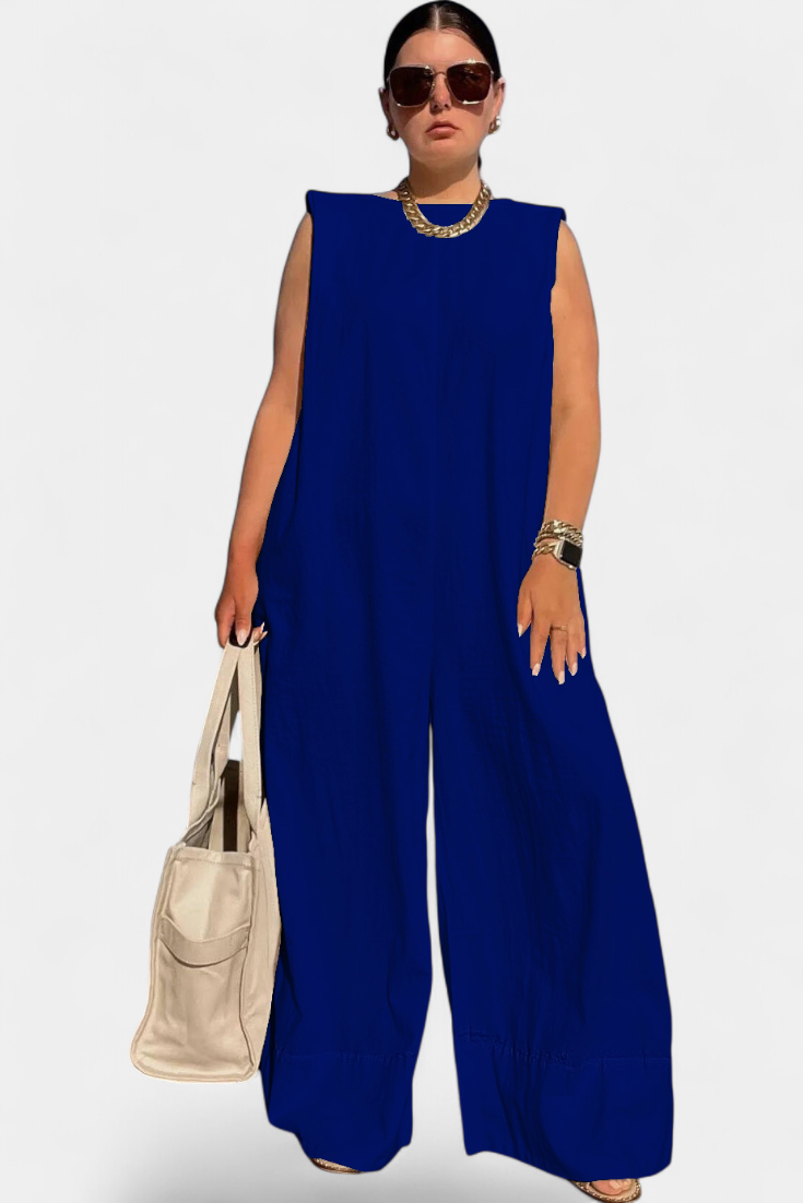 Airla Mono Oversize Sin Mangas Pierna Ancha Limitada