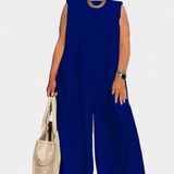 Airla Mono Oversize Sin Mangas Pierna Ancha Limitada