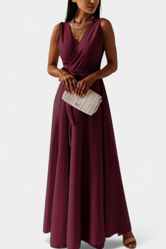 Marla Vestido Largo Silueta Fluida Tejido Suave Exclusiva