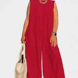 Airla Mono Oversize Sin Mangas Pierna Ancha Limitada