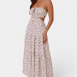 Luzia Vestido Midi Floral Colección Exclusiva Elegante