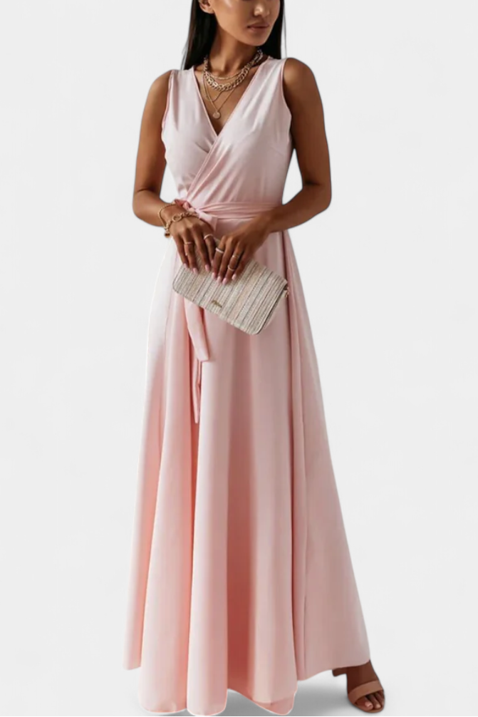 Marla Vestido Largo Silueta Fluida Tejido Suave Exclusiva