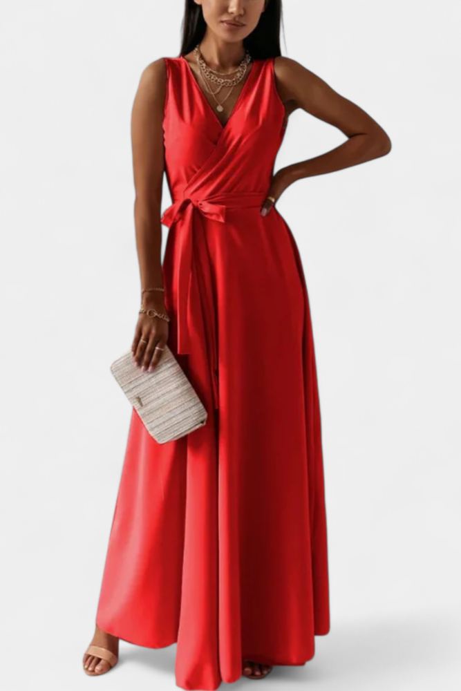 Marla Vestido Largo Silueta Fluida Tejido Suave Exclusiva