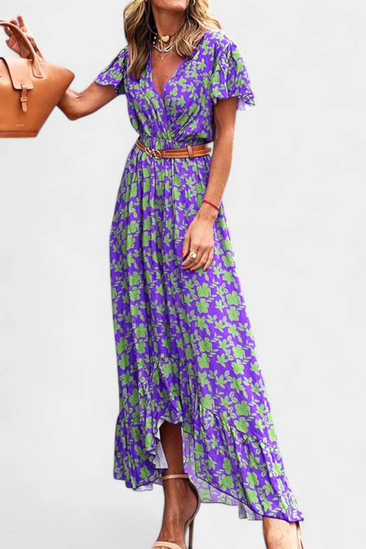 Kinslee Vestido Maxi Colección Swing Exclusivo Veraniego