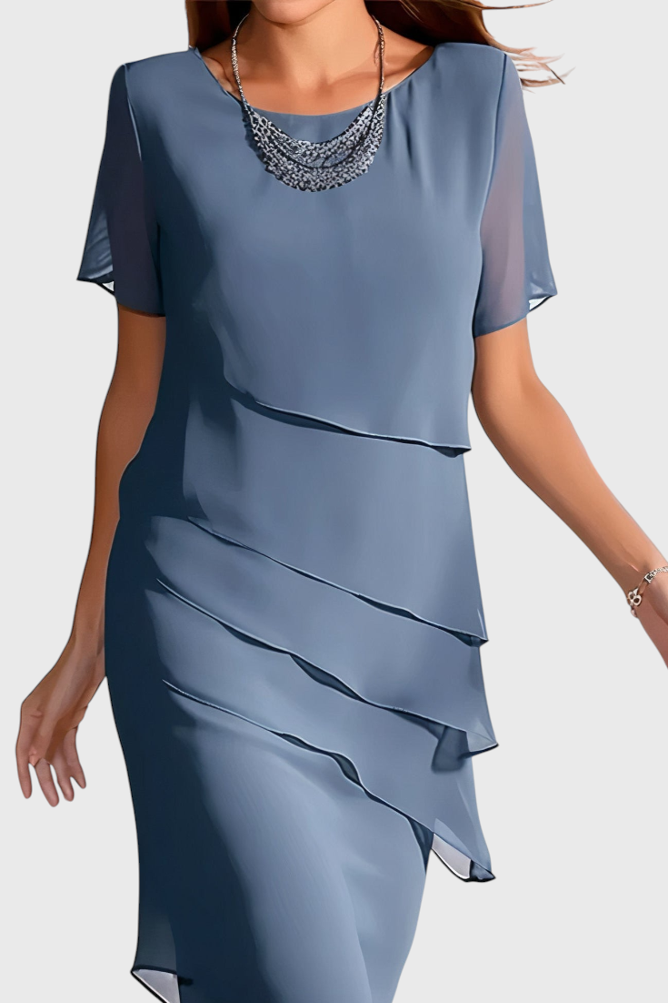 Mia Vestido Gasa Algodón Con Flecos Edición Limitada