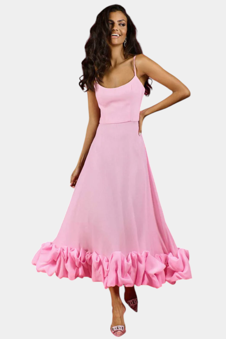Sela Vestido Maxi Fluyente Colección Alta Gama Exclusiva