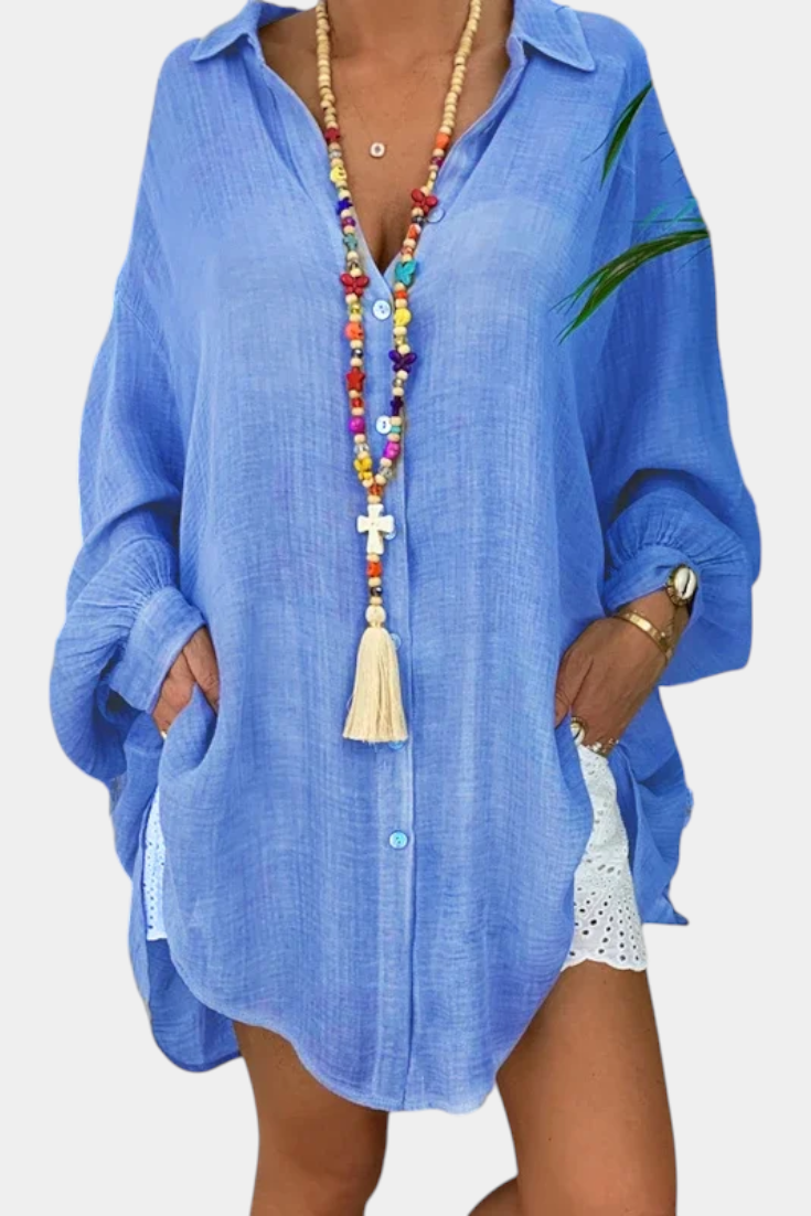 Melis Camisa Oversized Algodón Ligero Edición Exclusiva