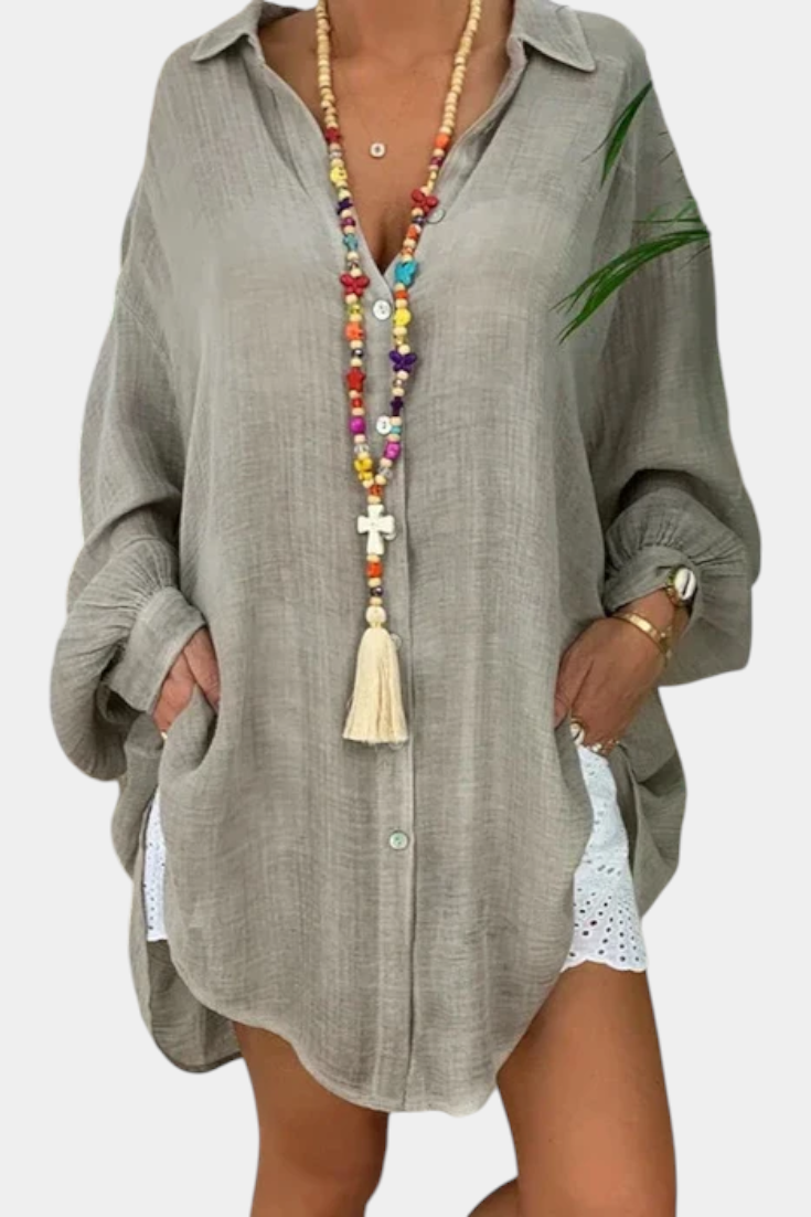 Melis Camisa Oversized Algodón Ligero Edición Exclusiva