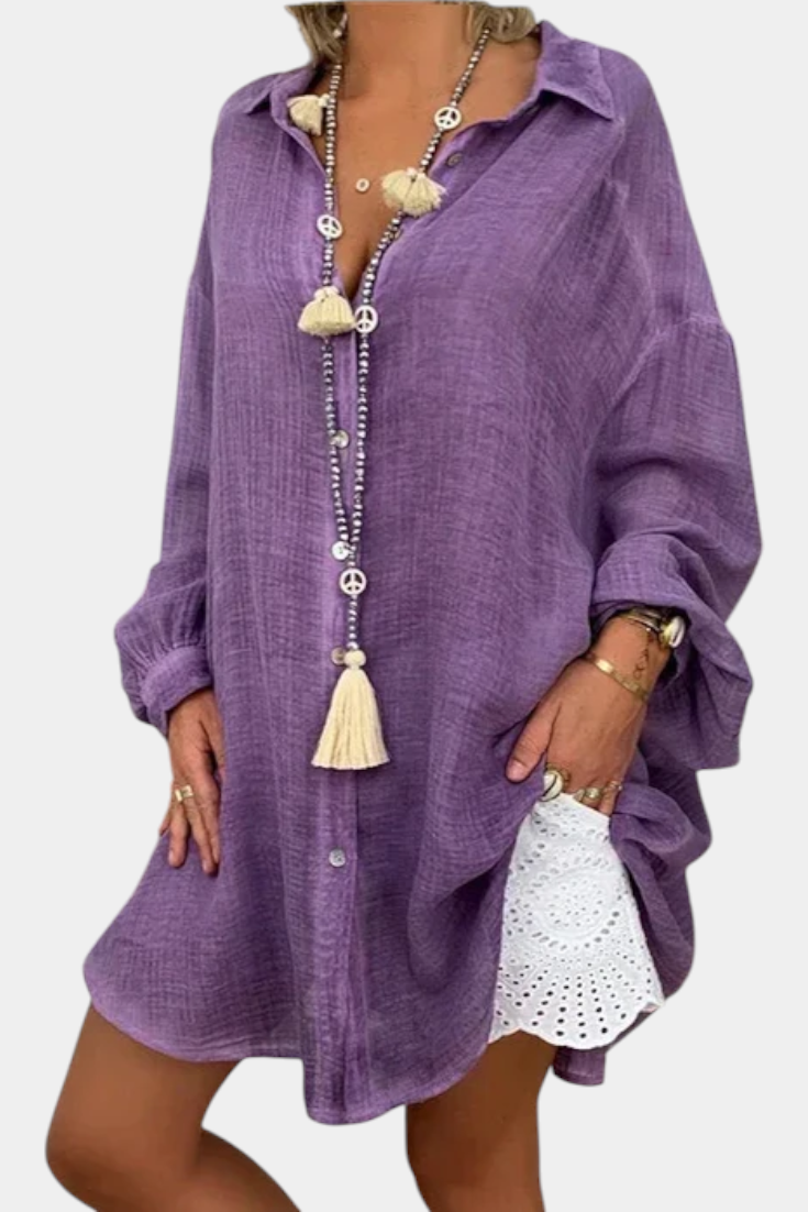 Melis Camisa Oversized Algodón Ligero Edición Exclusiva
