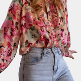 Blusa Sueños de Flores Silvestres Colección Vintage