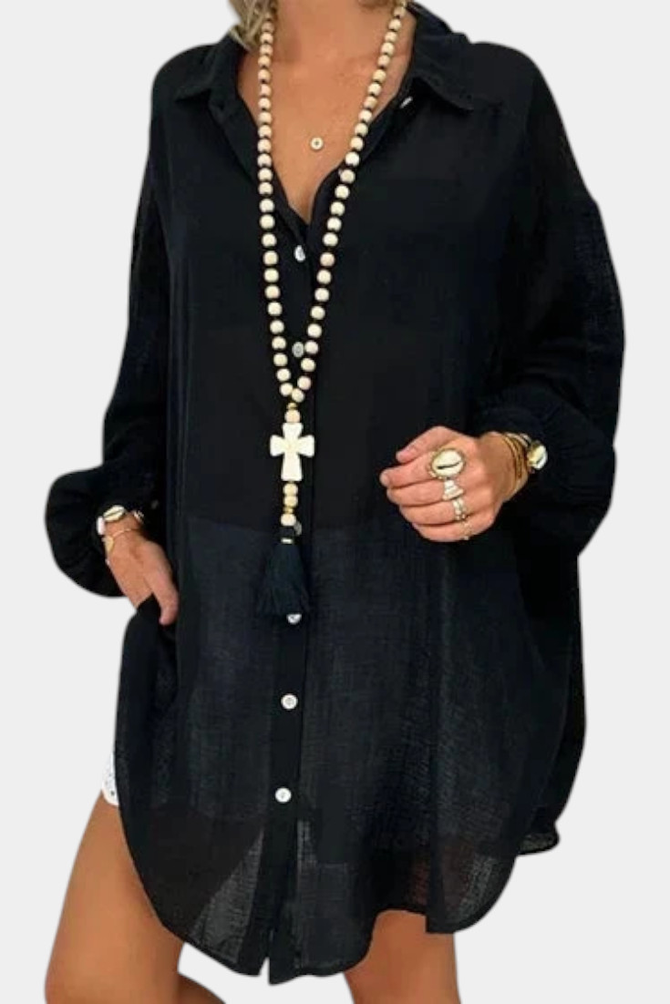 Melis Camisa Oversized Algodón Ligero Edición Exclusiva