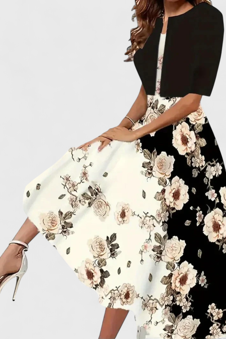 Estrella Conjunto Vestido Blazer Midi Colección Exclusivo