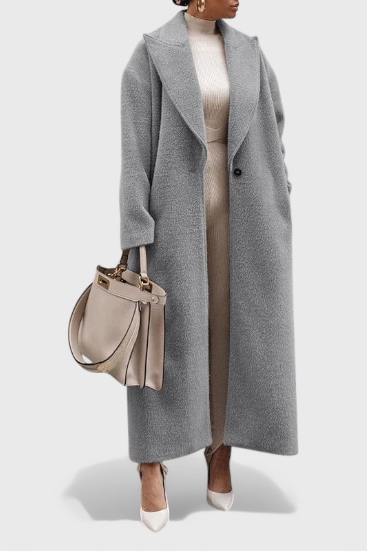 Chloe Abrigo Estructurado Luxe Largo Colección Exclusiva
