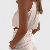 Helira Conjunto Dos Piezas Top Fluido Pantalón Palazzo Élite