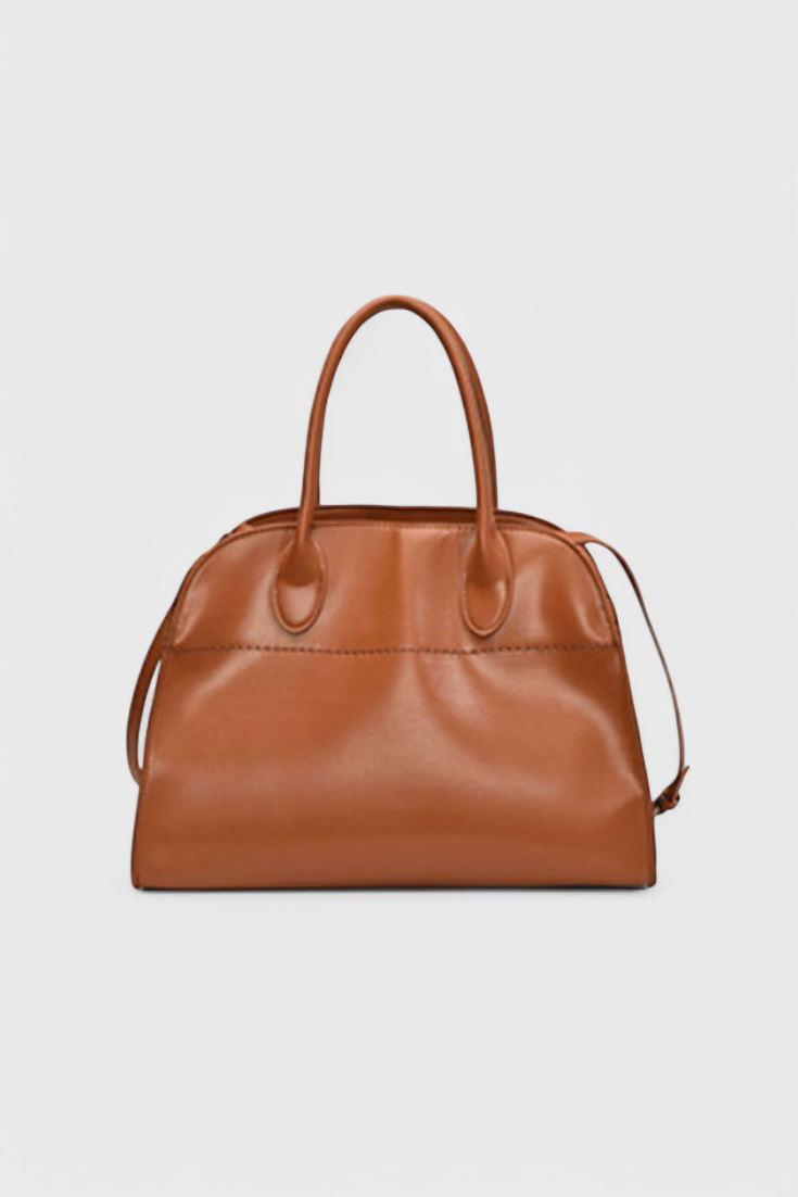 Bolsa Tote Harlow Cuero Vegano Efecto Ante Exclusiva