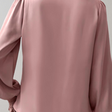 Quinn Blusa Elegante Manga Larga Escote V Colección Premium