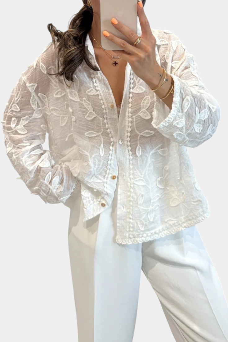 Prairie Camisa de Encaje Bordado Edicion Limitada Exclusiva