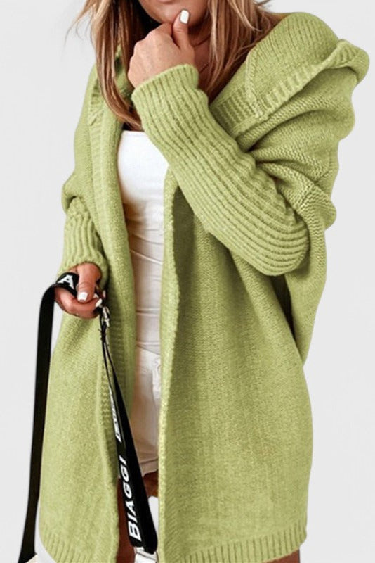 Lovisa Cárdigan Oversized Capucha Tejido Grueso Exclusivo