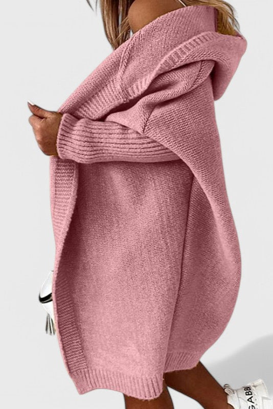 Lovisa Cárdigan Oversized Capucha Tejido Grueso Exclusivo