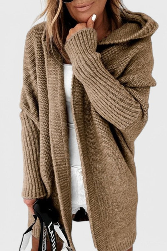Lovisa Cárdigan Oversized Capucha Tejido Grueso Exclusivo