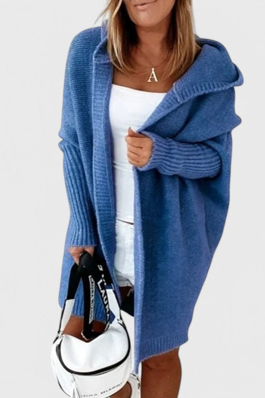 Lovisa Cárdigan Oversized Capucha Tejido Grueso Exclusivo
