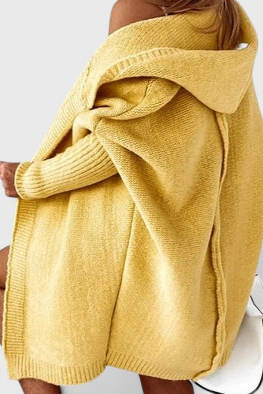 Lovisa Cárdigan Oversized Capucha Tejido Grueso Exclusivo