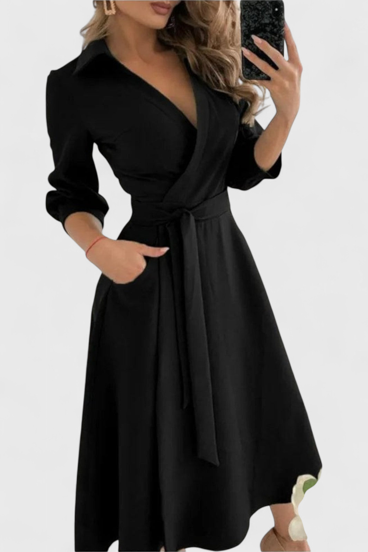 Nadja Vestido Midi Elegante Colección Nadja Exclusiva