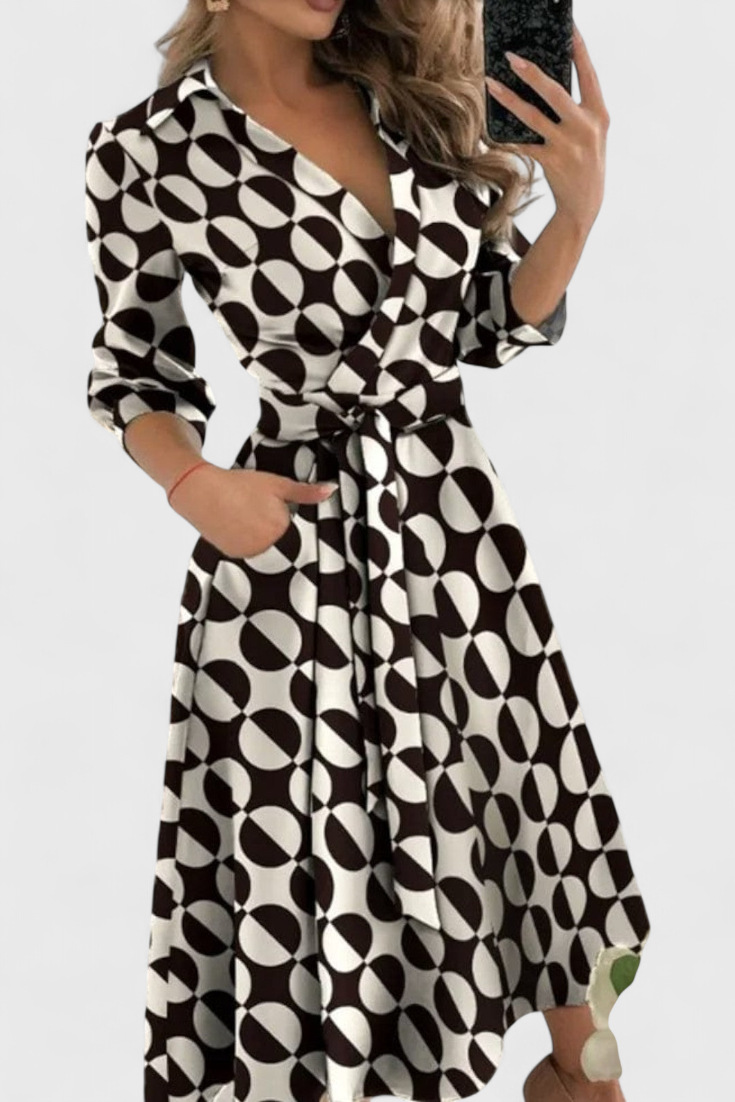 Nadja Vestido Midi Elegante Colección Nadja Exclusiva