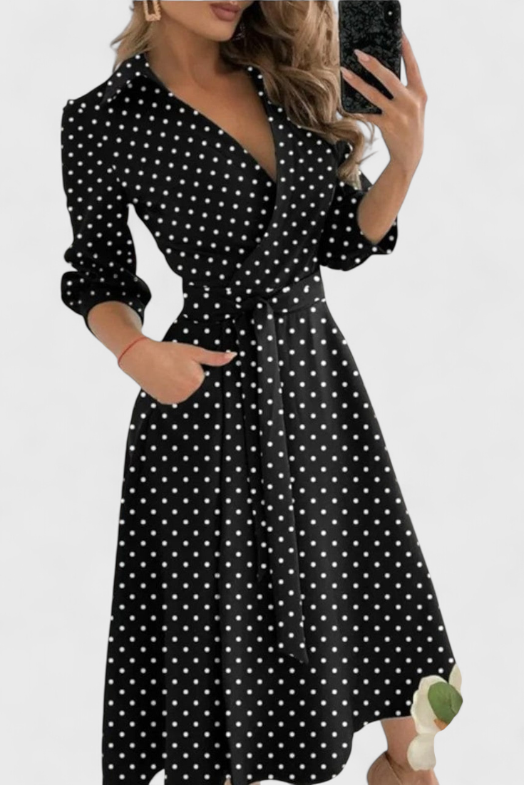 Nadja Vestido Midi Elegante Colección Nadja Exclusiva