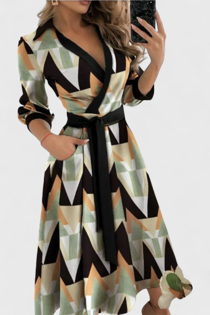 Nadja Vestido Midi Elegante Colección Nadja Exclusiva