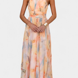 Alaia Vestido Estampado Aquarelle Colección Exclusiva