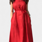 Rosetta Vestido A Línea Colección Rosetta Lazo Exclusivo