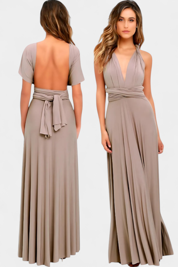 Josephine Vestido Envolvente Colección Exclusiva Ajustable