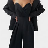 Romily Mono Tirantes Pierna Ancha Elegante Edición Limitada