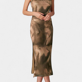 Helaia Vestido Largo Estampado Digital Exclusivo Limitado