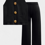 Jacey Conjunto de Punto Chaleco y Pantalón Edición Exclusiva