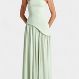 Celaena Vestido Maxi Off Shoulder Chiffon Colección Privada