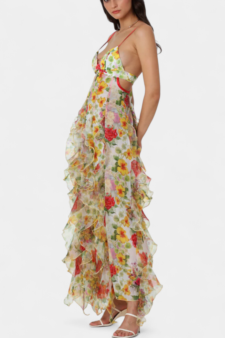 Bonnie Vestido Maxi Iris Púrpura Edición Limitada Exclusiva
