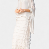 Rosaria Vestido Midi Con Corsé Y Volantes Exclusivo