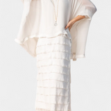 Rosaria Vestido Midi Con Corsé Y Volantes Exclusivo